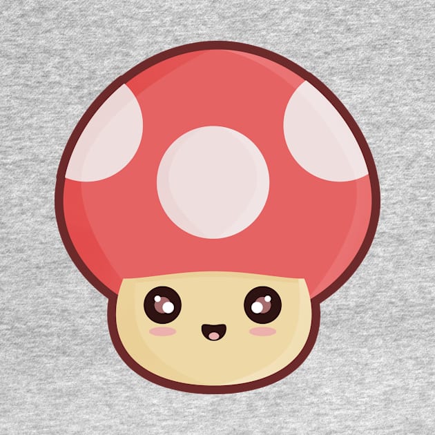 Kawaii Mushroom by KawaiiNir